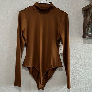 And Now This Mock Turtleneck Bodysuit